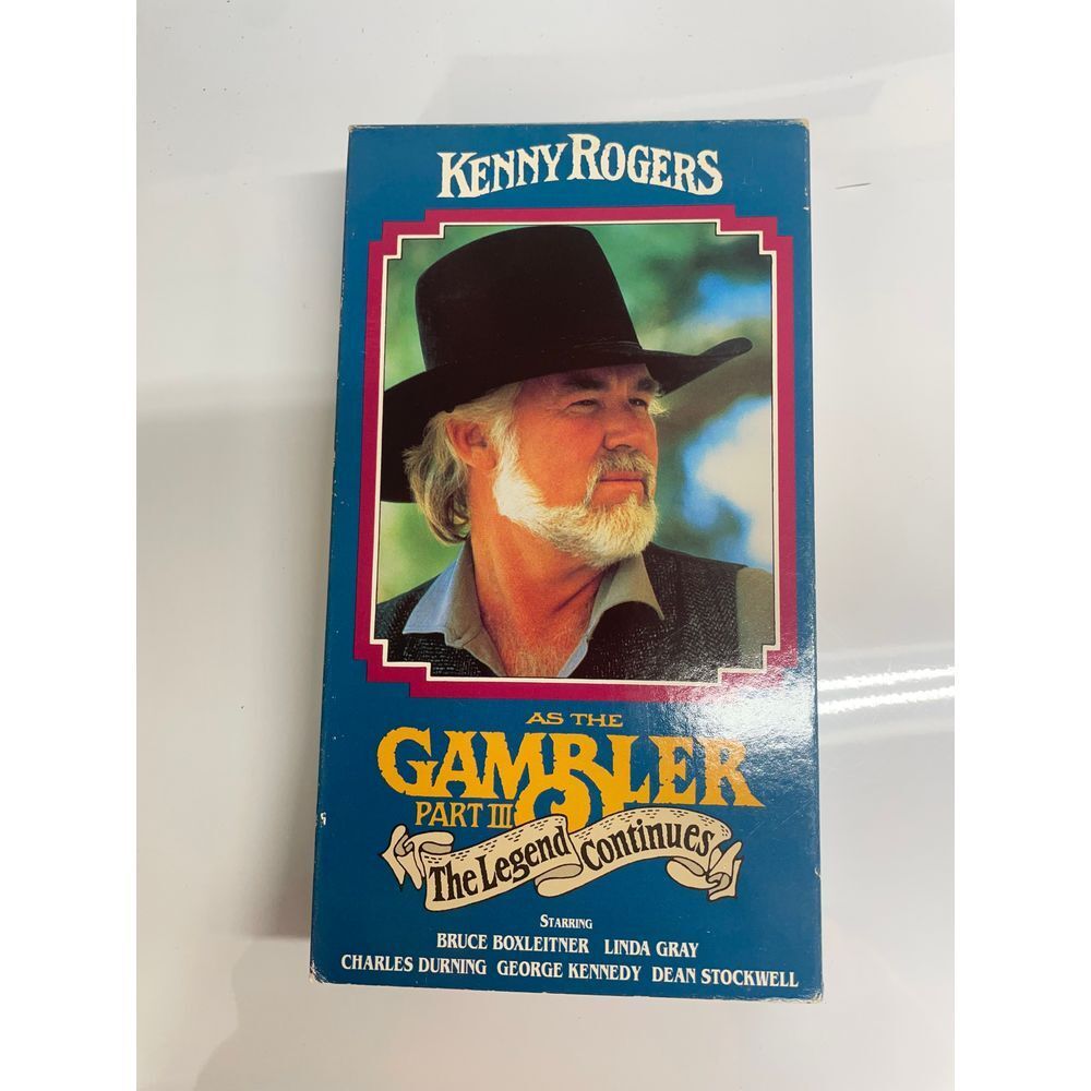 Kenny Rogers The Gambler Part III The Legend Continues VHS‎ Tape Movie